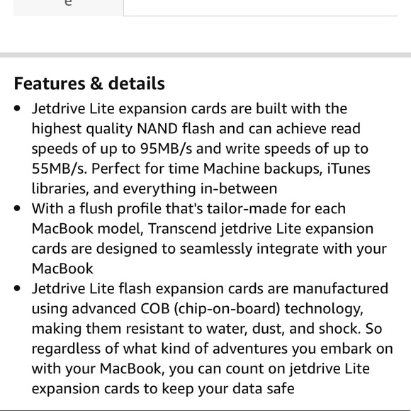 Transcend 256GB Jet Drive Lite 330 Flash Memory - Picture 5 of 12